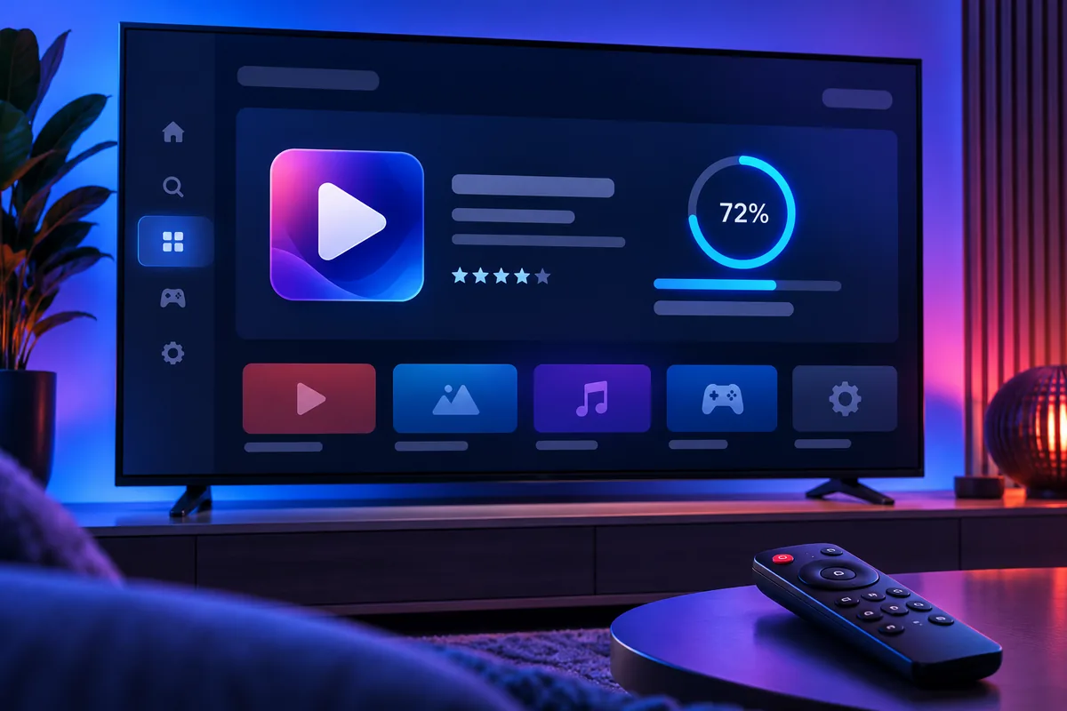 Installation d’IBO Player Pro depuis la boutique d’applications d’une Smart TV